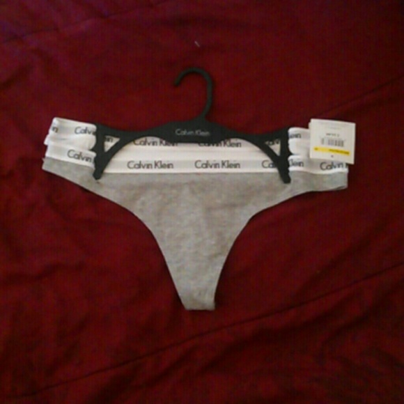 🚫🚫🚫Sold on Mercari NWT Calvin Klein Logo Thongs