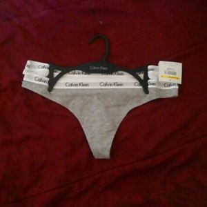 🚫🚫🚫Sold on Mercari NWT Calvin Klein Logo Thongs