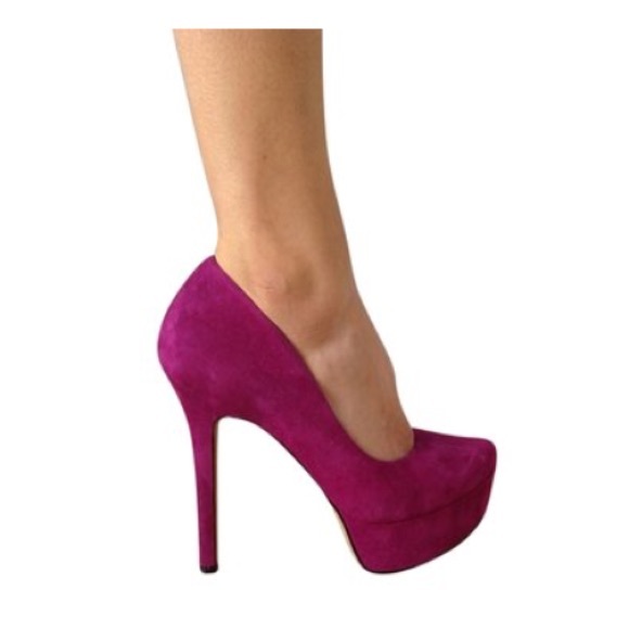 🚫SOLD 🚫Jessica Simpson Magenta Suede Pumps