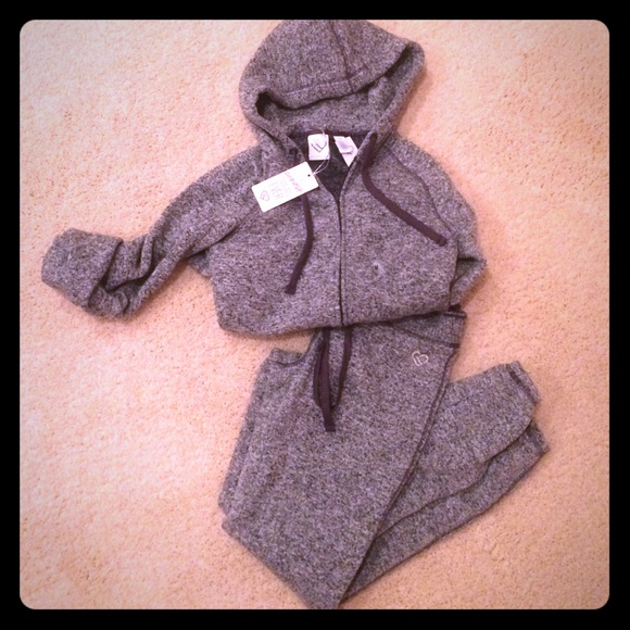 Heather Gray Sweat Suit