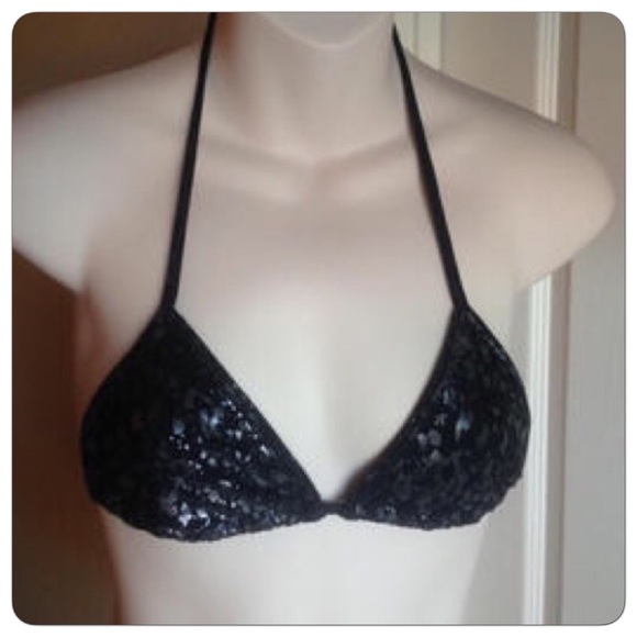 American Apparel Other - 😻 American Apparel splatter black silver bikini