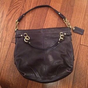 Plum Coach Purse