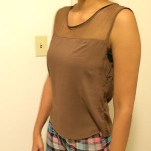 Chocolate brown top