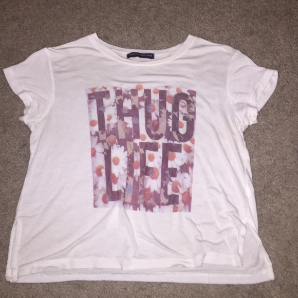 Brandy Melville soft thug life cropped top