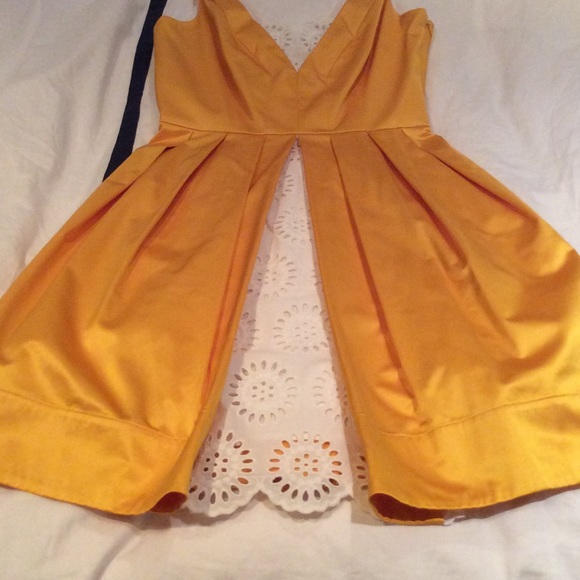 DVF!!!Limited edition satin with cotton lace dress - Picture 4 of 4