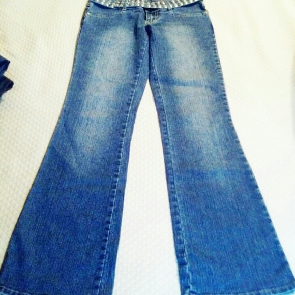 Street Code New York Denim Studded Jeans W/ Belt - Picture 4 of 4
