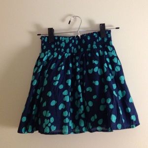 polka dot skirt