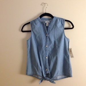 denim tank top