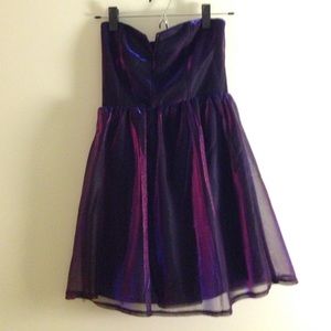 purple formal dress