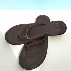 Brown Hollister Co Sandals