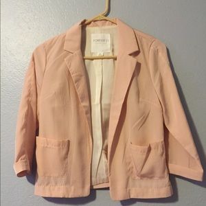 Peach blazer
