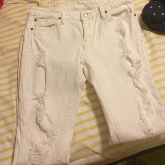 White Ralph Lauren Skinny Jeans