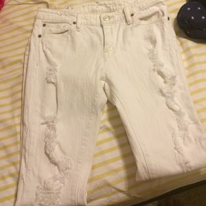 White Ralph Lauren Skinny Jeans