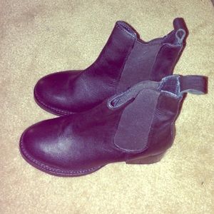 Asos black booties