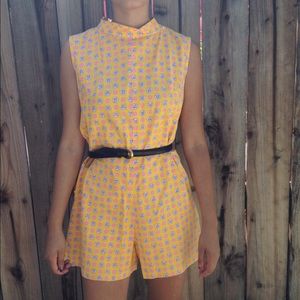 Vintage colorful romper