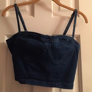 Denim Bustier