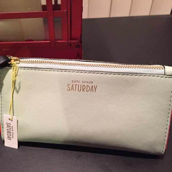 ♠Kate Spade “Saturday” Prism Leather Coin Purse♠ - Picture 2 of 4
