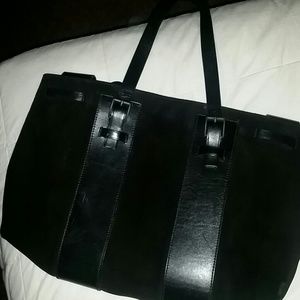 Gucci Authentic Suede and Black leather