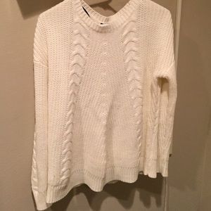 Forever 21 off white winter sweater