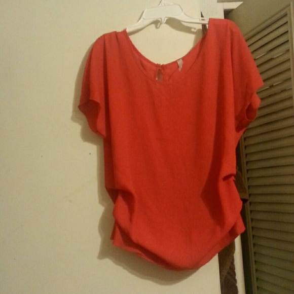 Orange dressy shirt