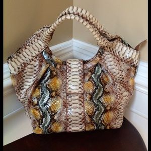 Gorgeous Snakeskin BigBuddha Bag