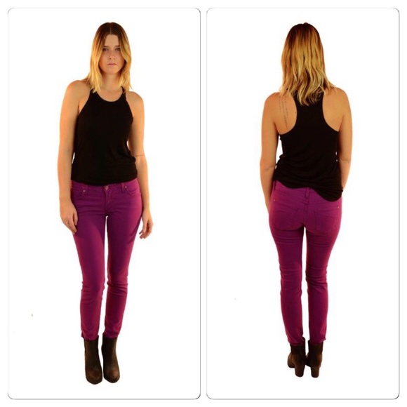 James Jeans Violet Purple Twiggy Legging Jeans
