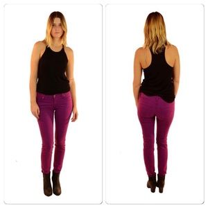 James Jeans Violet Purple Twiggy Legging Jeans