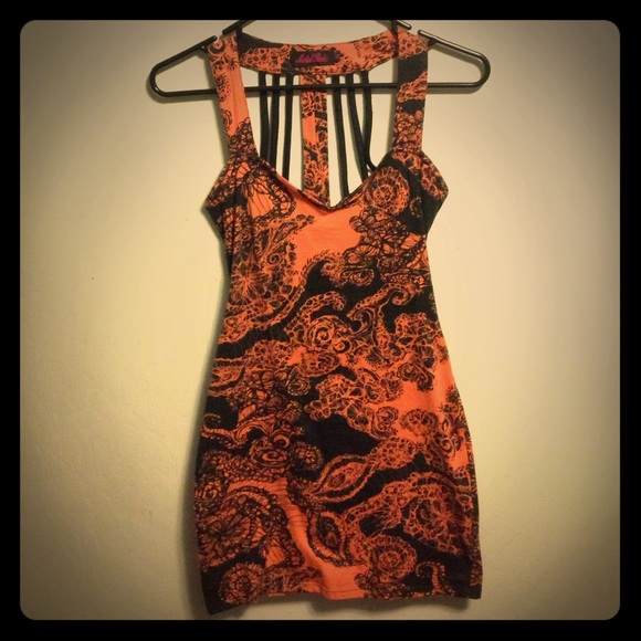 Motel Rocks Caged Back Dress