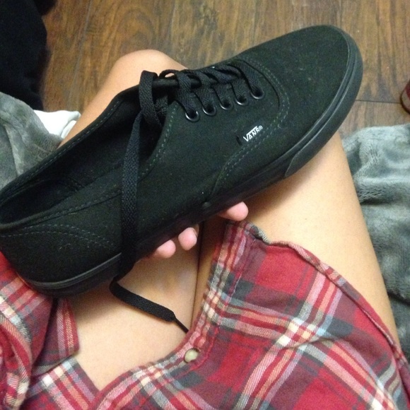 brand new black vans!!!