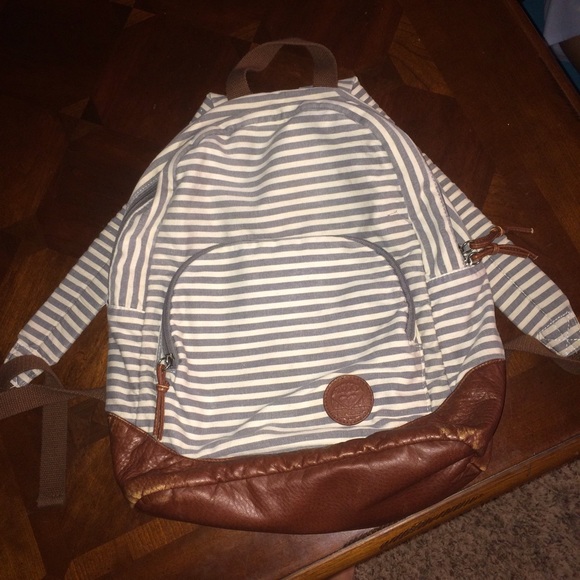 Striped Backpack