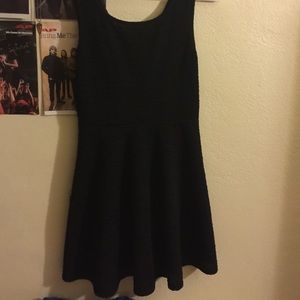 Black skater dress