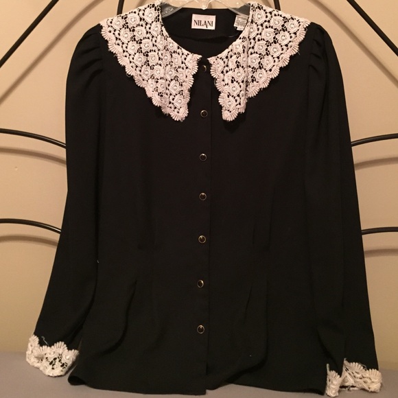 Black Vintage Blouse
