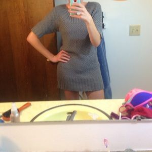Gray tunic dress