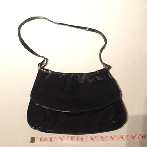 Vintage patent leather handbag