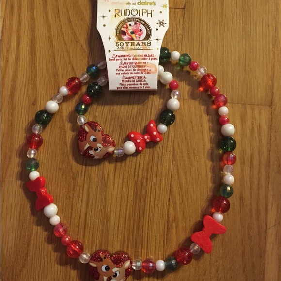 Rudolph bracelet and necklace