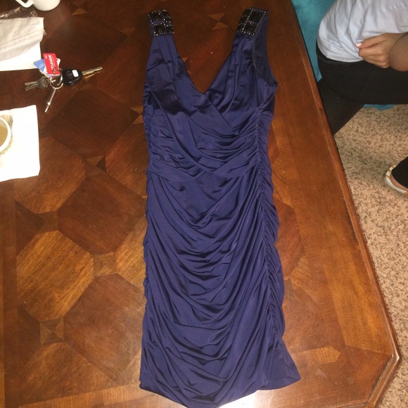 Navy blue dress