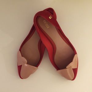 Cute Red Melissa Flat! 💞