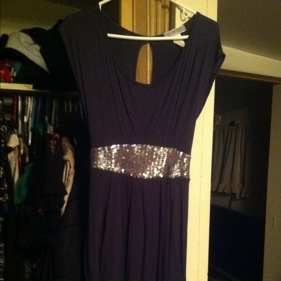 Dark grey top/dress. Medium