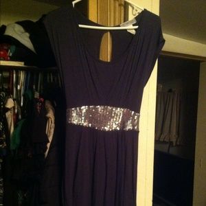 Dark grey top/dress. Medium