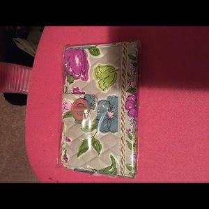 NWT watercolor turn lock wallet