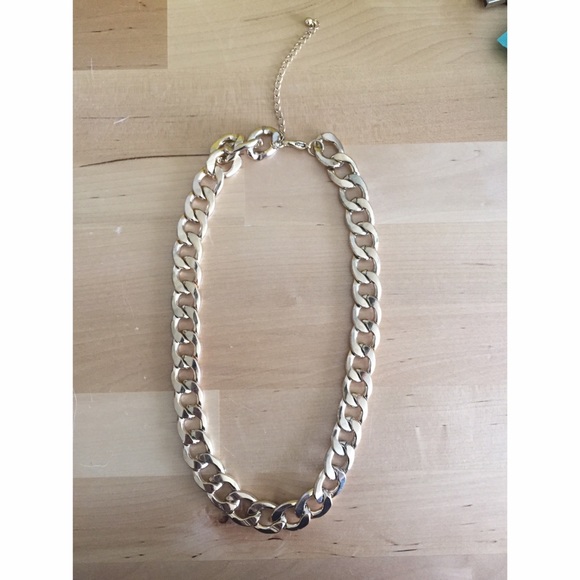 Top Shop Gold Chain Necklace - OS