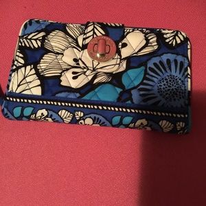 NWT blue bayou turn lock wallet
