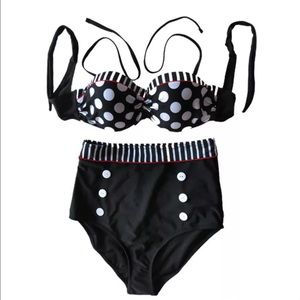 High waist swimsuit