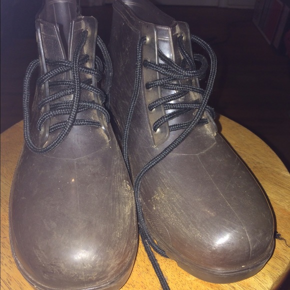 Jelly see through boots