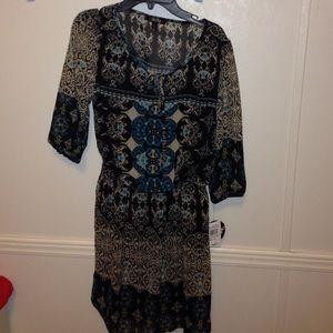 Boho dress. Never worn. Tags still on it.