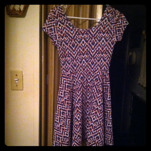 Aeropostale Small Chevron Print Dress