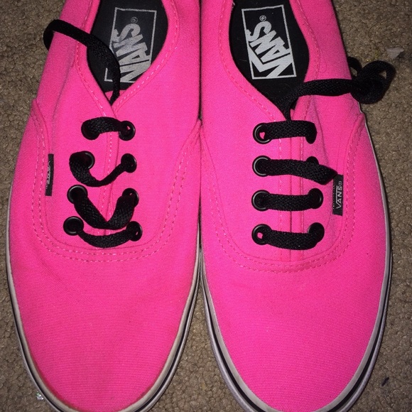 Hot Pink Vans - Picture 1 of 2