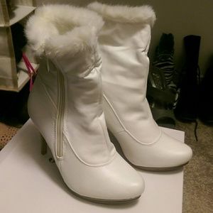 White booties