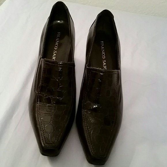 Franco Sarto 3 inch boot styled heels like nee
