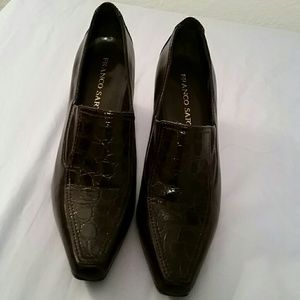 Franco Sarto 3 inch boot styled heels like nee